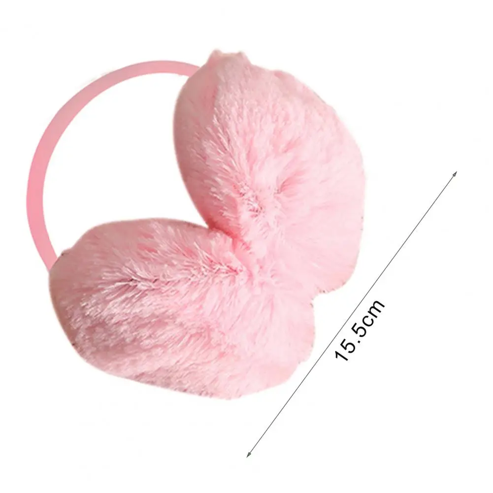 Soft Plush Ear Warmer Soft Warm Solid Color Plush Knit Earmuff Outdoor Cold Ear Muffs Ear Cover Earflaps Headband