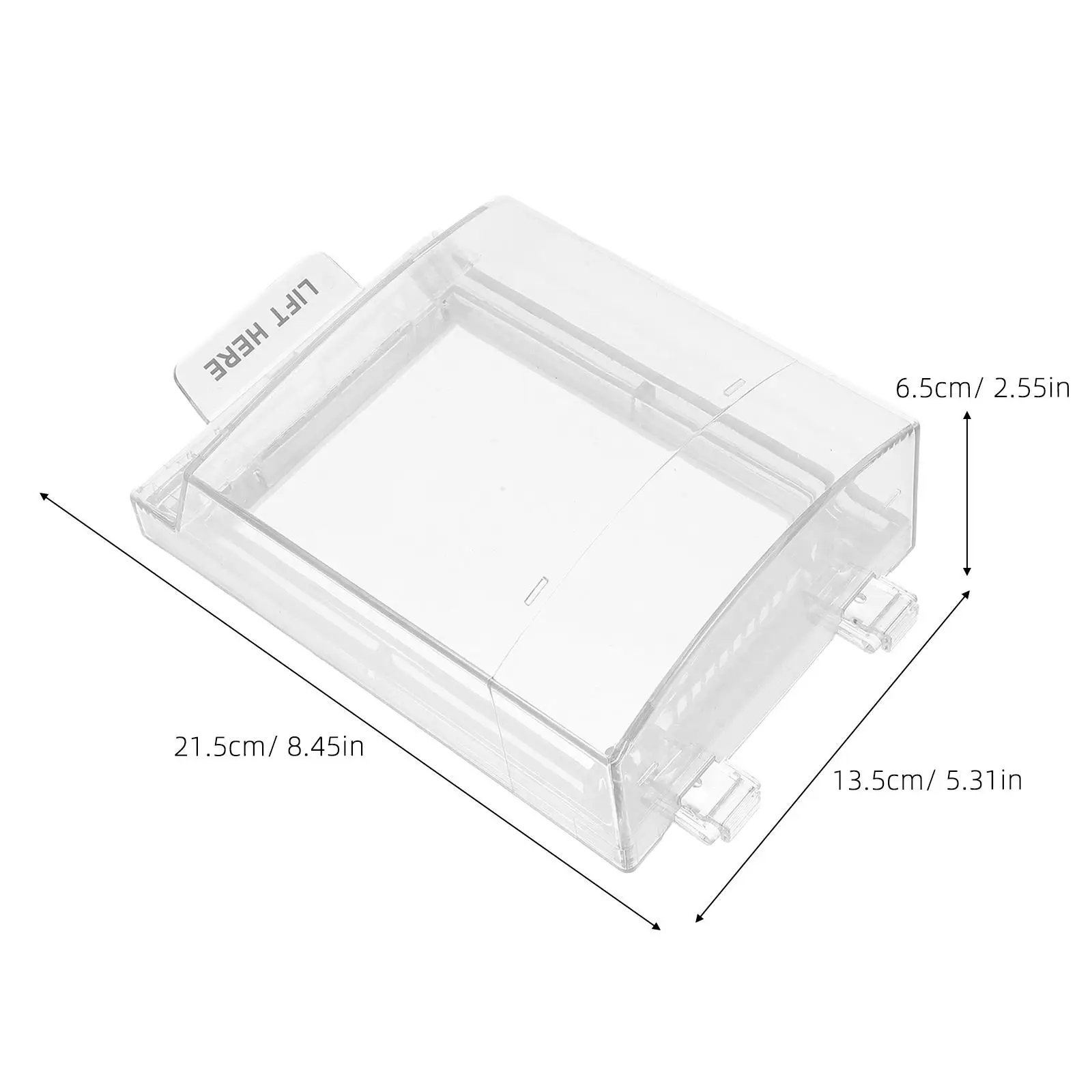 Alarm Switch Protective Fire Panel Protector Emergency Stop Button Cover Push Switch Button Cover Plastic Reset Manual
