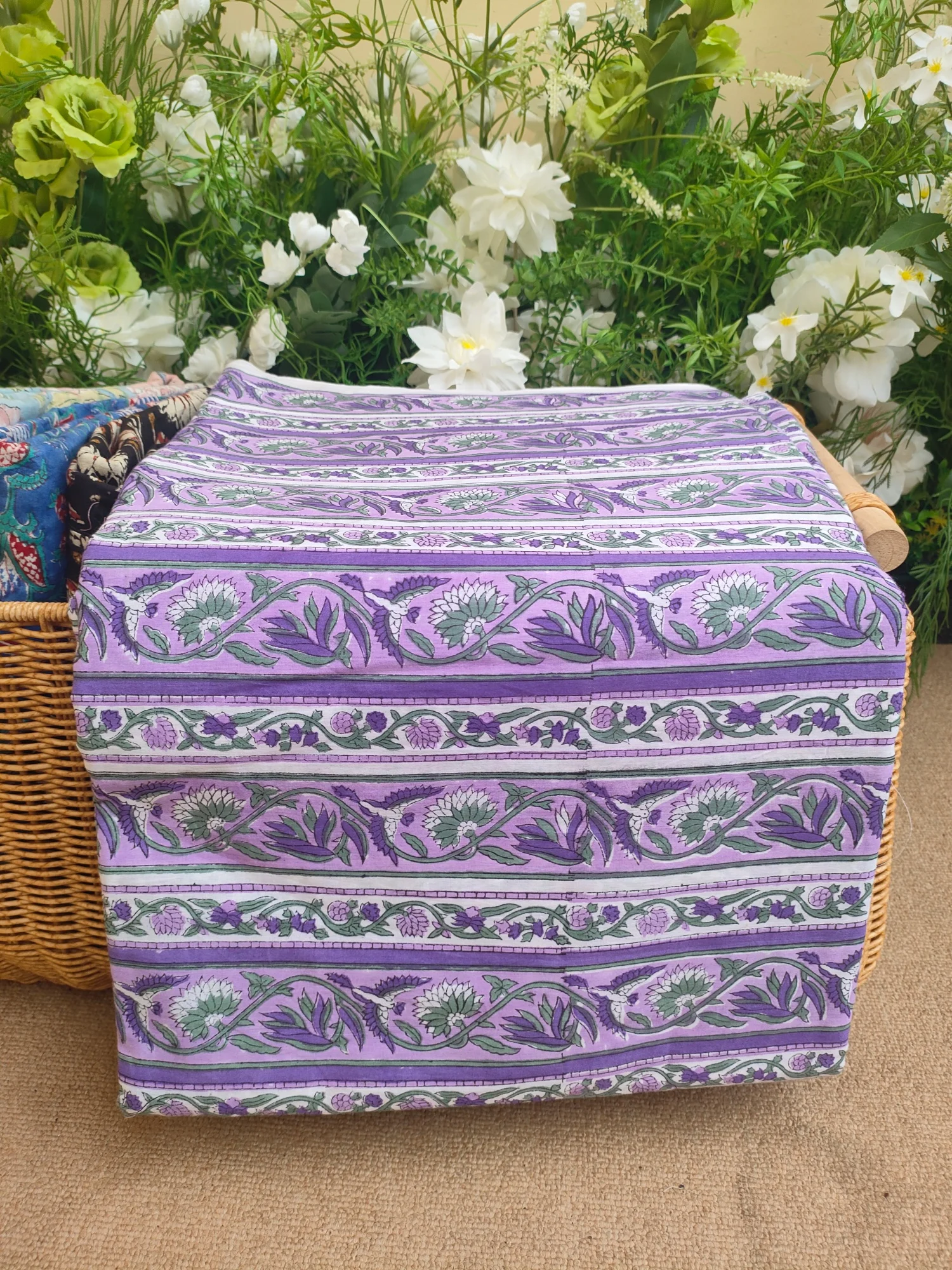 

Индийская ткань с блочным принтом, винтажный цветочный узор, разнообразные мягкие тонкие хлопковые ткани для квилтинга, для рукоделия, шитья, аксессуары ручной работы