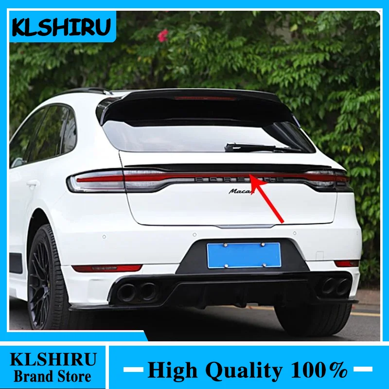 FOR Porsche Macan Gts Car Spoiler Macan Turbo Rear Tail Light Decorative Parts Real Carbon Fiber Spoiler 2018-2020