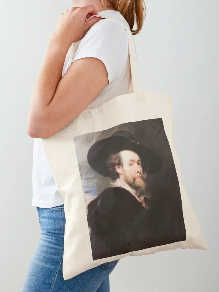

Rubens Self-Portrait, Classic Baroque Artwork Print Tote Bag university shopper bag large size bags shoping bag