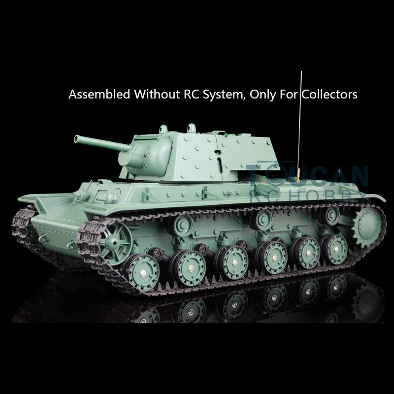 1/16 Heng Long Plastic Soviet KV-1 Model Static Tank 3878 Without RC System Battery TH08756-SMT2