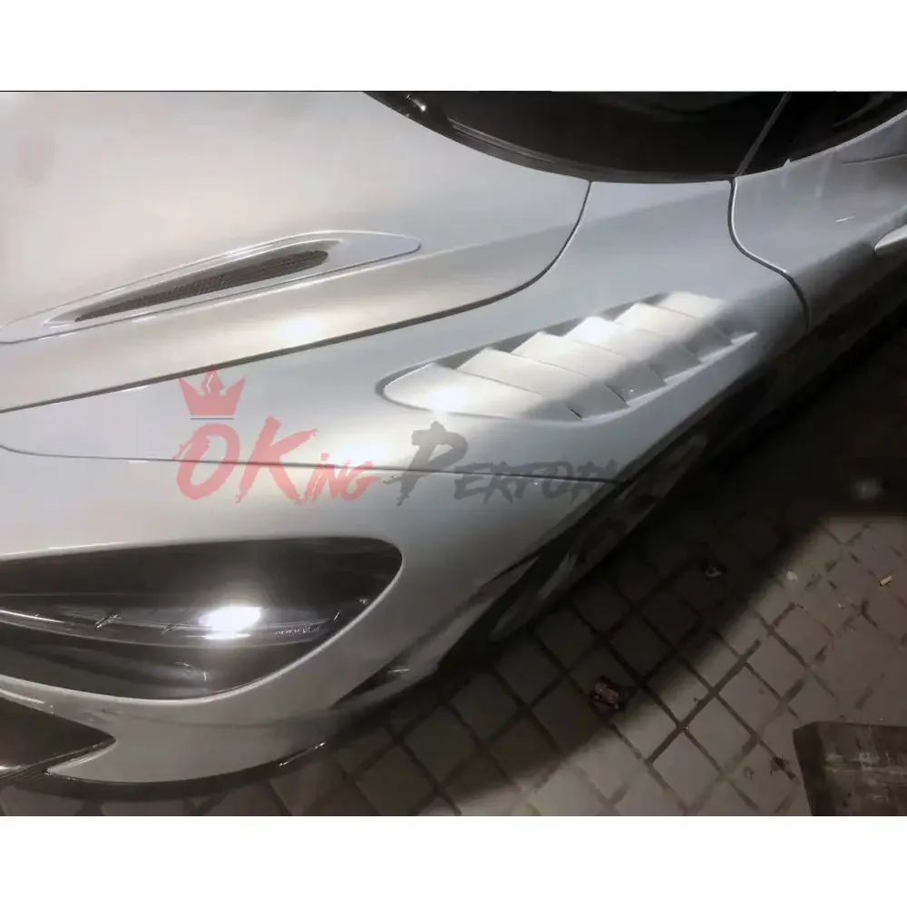 720S Vorsteine Style Dry Carbon Fiber With Portion Primer Fenders for 720S Bodykit