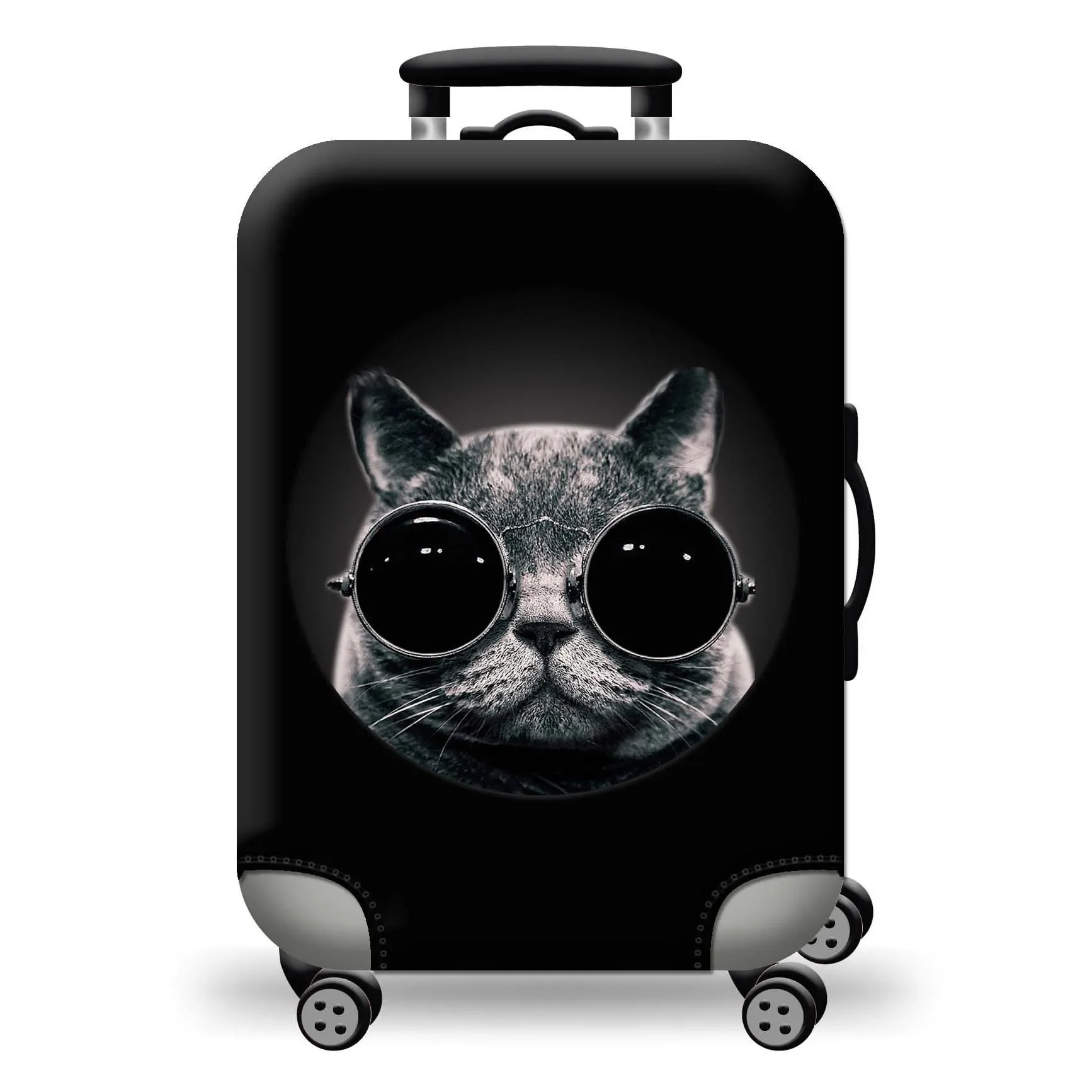 

Эластичный износостойкий чехол для чемодана, защитный, пылезащитный, надежный, для авиаперелетов, 18-32 дюйма