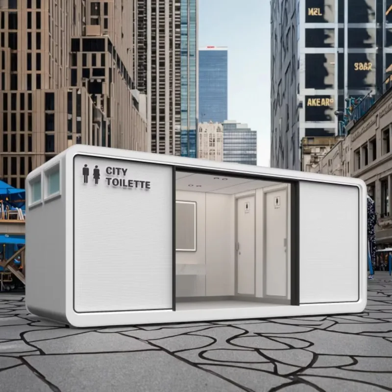 Customized Public Toilet Modern Portable  Toilets for Office Use Waterproof Detachable Sandwich Panel Structure