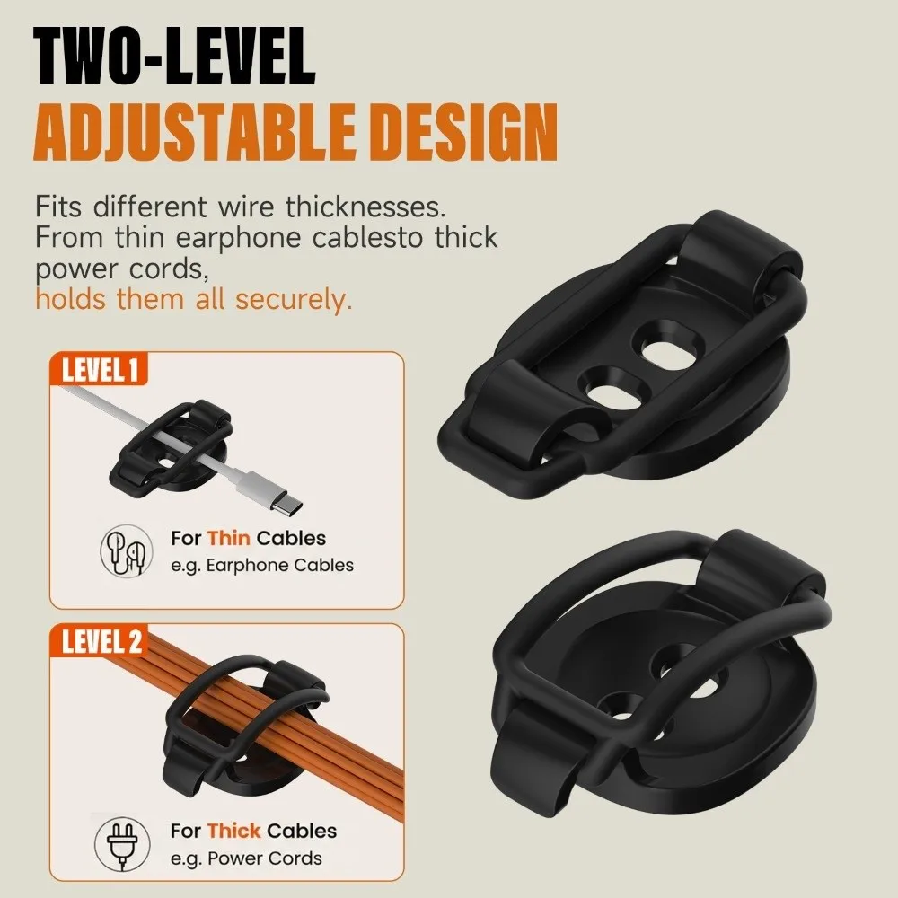 1 Set Self-Adhesive Outdoor Light Hanger Clip Tool-Free Installation Weather Resistant Light Hanging Clip Strong Adhesion