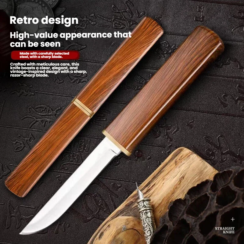 High-end Kitchen Knives Double Knife 2in1 Knife Double Blade Combination Meat Cleaver Peeling Barbecue Fishing Cutting Tools