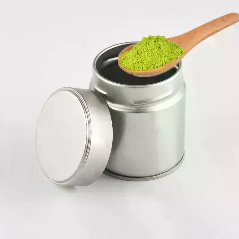 Pcs Portable Mini Matcha Powder Can Thick Tinplate Tea Sealed Jar Spice Storage Box Container Box Kitchen Gadgets Household 1