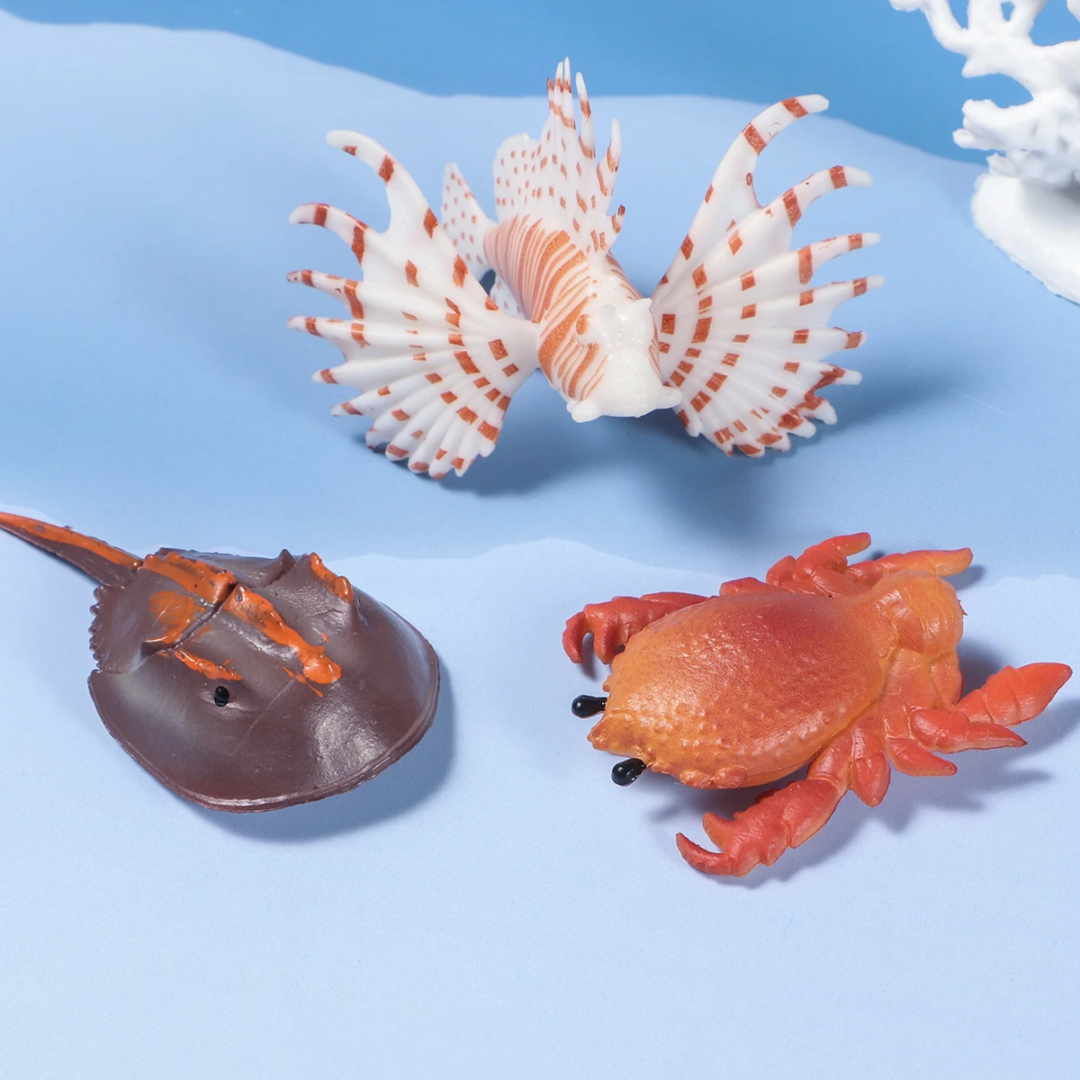 13 peças mini figuras realistas de brinquedos da vida marinha, criaturas subaquáticas educacionais, enchimentos de ovos de páscoa, decorações de aquário para Hallo