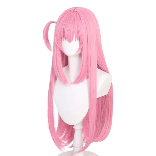 Imagen 2 del producto Anime Bocchi The Rock Hitori Gotoh peluca de Cosplay peluca rosa recta pelucas de Cosplay pelucas sintéticas resistentes al calor