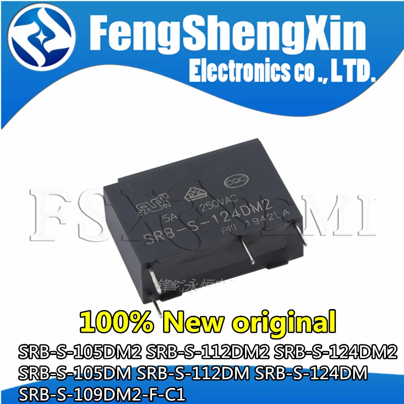 5pcs SRB-S-105DM2 SRB-S-112DM2 SRB-S-124DM2 SRB-S-105DM SRB-S-112DM SRB-S-124DM SRB-S-109DM2-F-C1 Relé