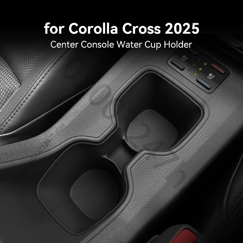 Center Console Cup Holder Liner Car Interior Drink Holder Sleeve Custom Fit Vehicle Cup Sleeve For 2025 2026 Corolla Cross