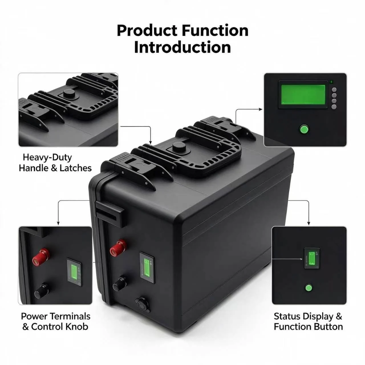 12V 120AH 100Ah lifepo4 Battery Pack lithium 100A BMS for Boat trolling outboard Motor RV Yacht Cigarette lighter + 10A charger