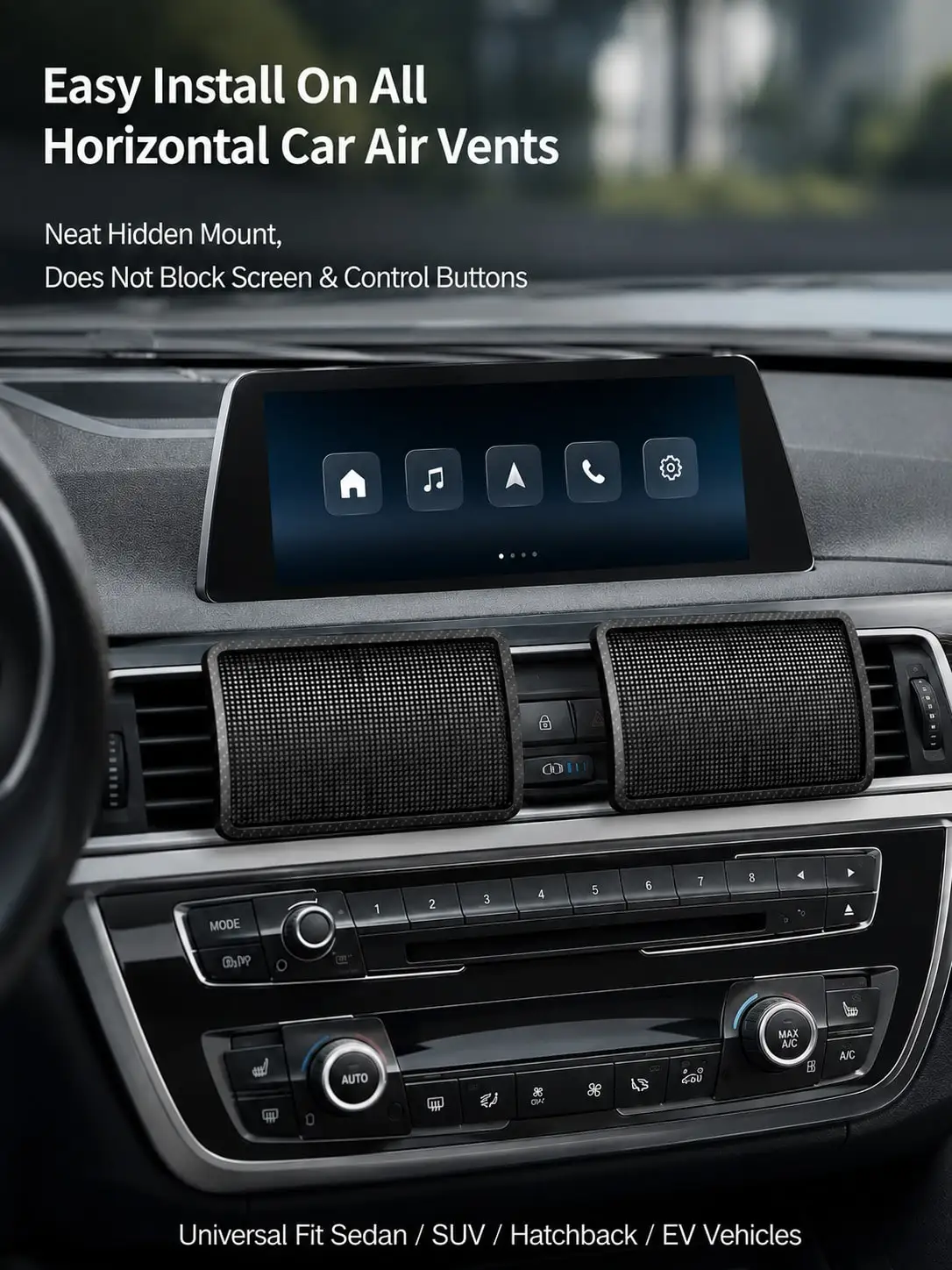 Car Air Conditioner Deflector Anti-Direct Blow Wind Guide Shield for Dashboard Vents Universal Auto AC Cover Accessories