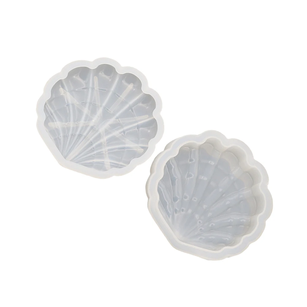 

1Pc DIY Epoxy Gel Mold Storage Box Delicate Silicone Shell Shape Mold Storage Container Epoxy Cake Decorating Tools