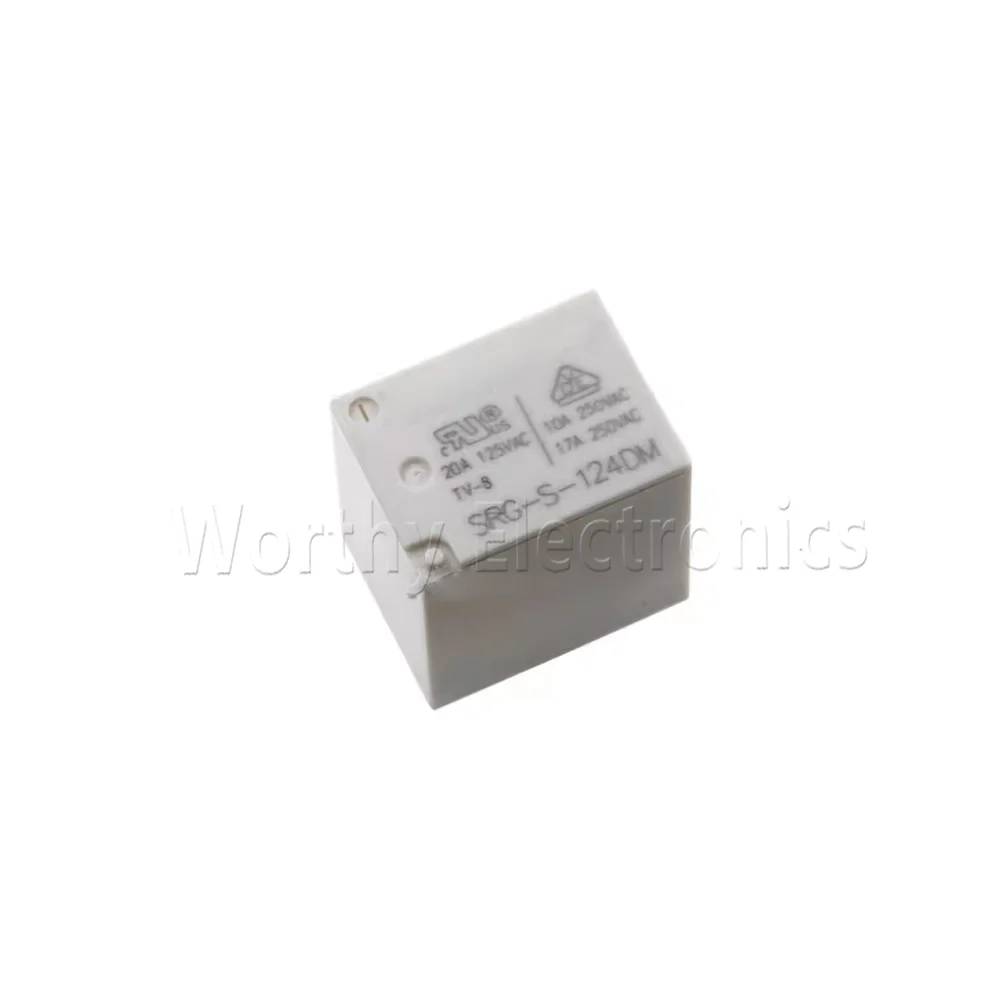 Free shipping 10PCS/LOT SRG-S-124DM 24VDC 17A 4PIN relay