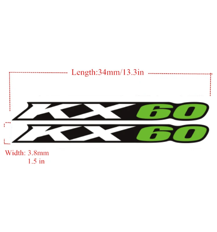 FOR KAWASAKI KX 60 85 125 1983-2022 Motorcycle Accessories STICKERS