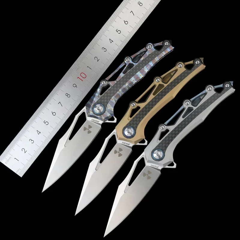 

NEW Jungle Blade M390 Powder Steel Folding Knife Outdoor Knife Disassembly Sharp Portable Titanium Alloy Folding Knife