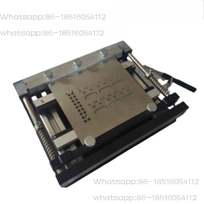 Steel Mesh Solder Paste Printing Table Steel Sheet SMT Solder Paste Printing Manual Small Micro Screen Printing Machine