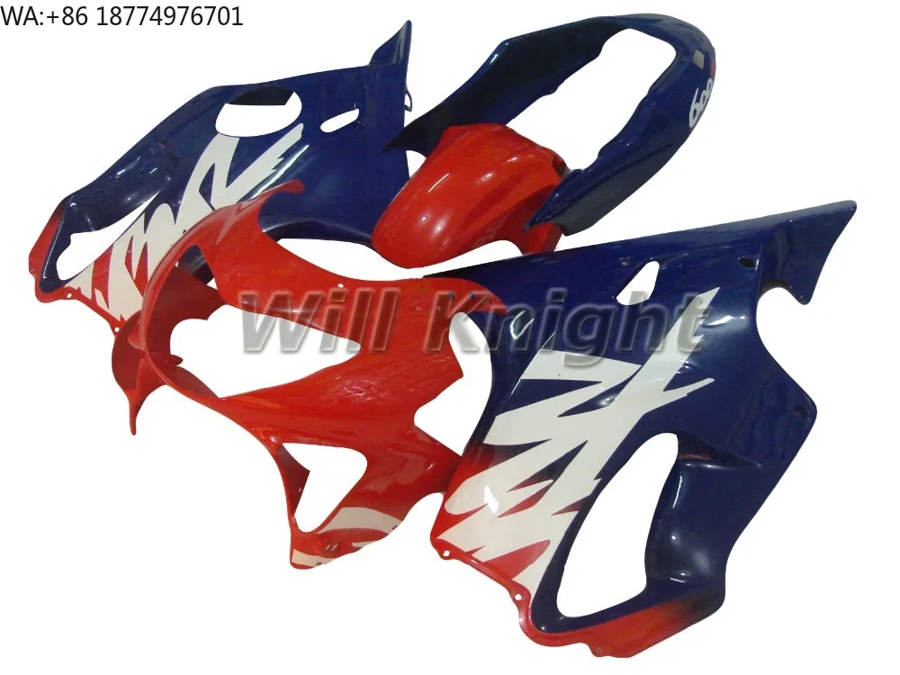 

Пластиковые обтекатели из АБС для CBR600 F4 1999-2000, сине-красные