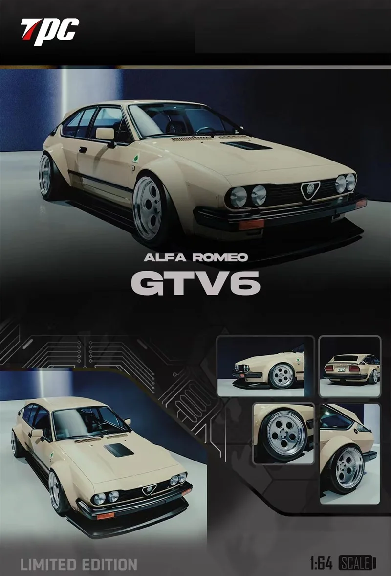 **Pre-order** TPC 1:64 Alfa Romeo GTV6 Widebody Diecast Model Car