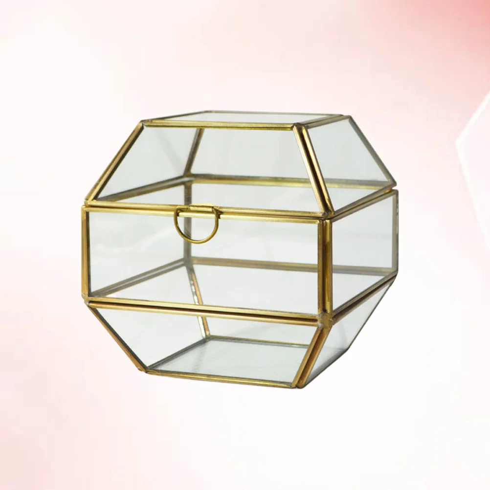 

Storage Box Jewelry Container 3 Layers Boxes Storage Organizer Transparent Box Glass Box