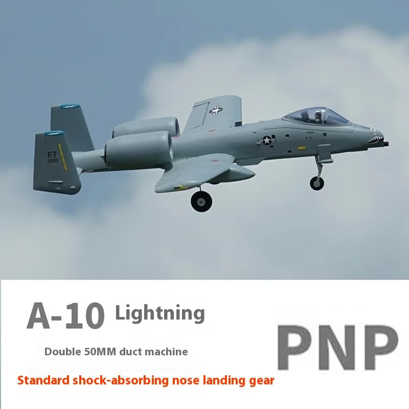

XFly Быстрая летающая модель, двойной воздуховод 50 мм A-10 Lightning II, однокрылый воздуховод, электрическая модель самолета, игрушка с фиксированным крылом