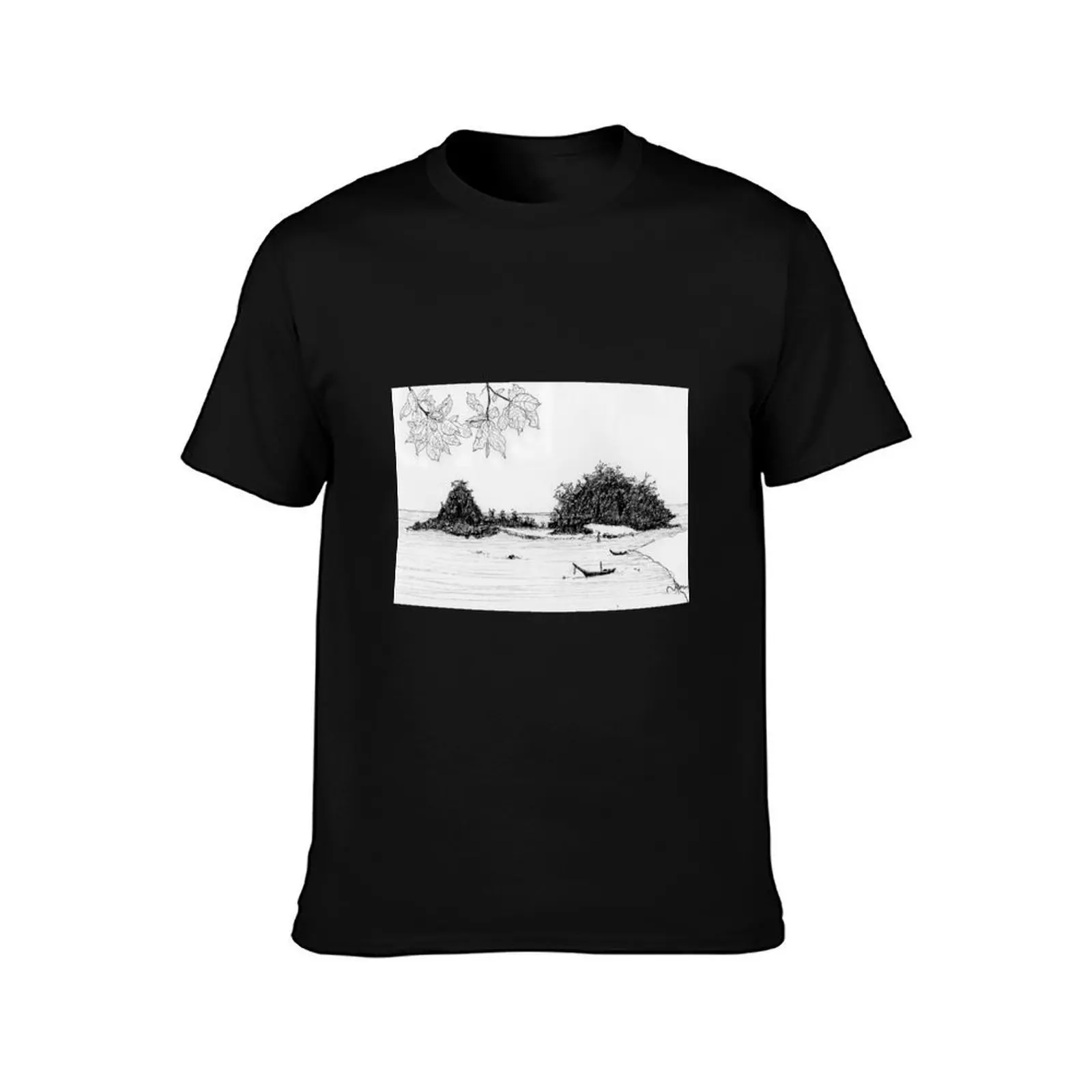 Thailand - Peace and Tranquility T-Shirt Fashion Print Casual Short Sleeve T-Shirt