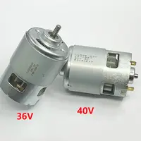 Micro RS-887 48mm DC motor 24V-40V 36V alto torque motor de rodamiento de bolas de alta potencia herramienta eléctrica sierra de perforación cortacésped
