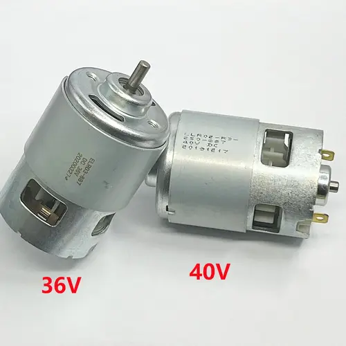 Imagen 1 del producto Micro RS-887 48mm DC motor 24V-40V 36V alto torque motor de rodamiento de bolas de alta potencia herramienta eléctrica sierra de perforación cortacésped