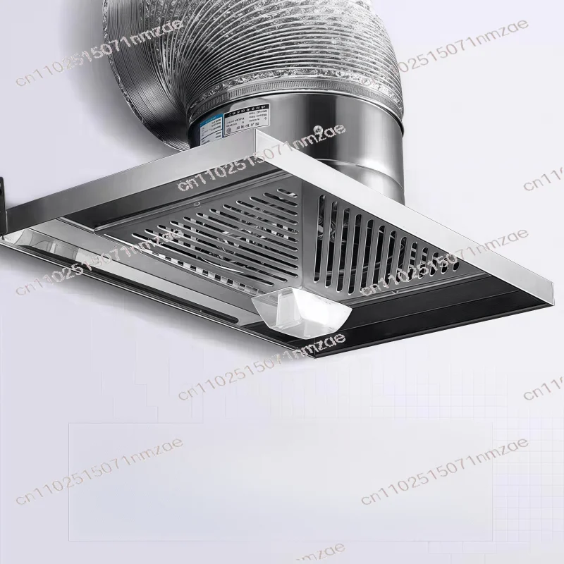 

Household Stainless Steel Range Hood Powerful Exhaust Fan for Kitchen Smoke Collection