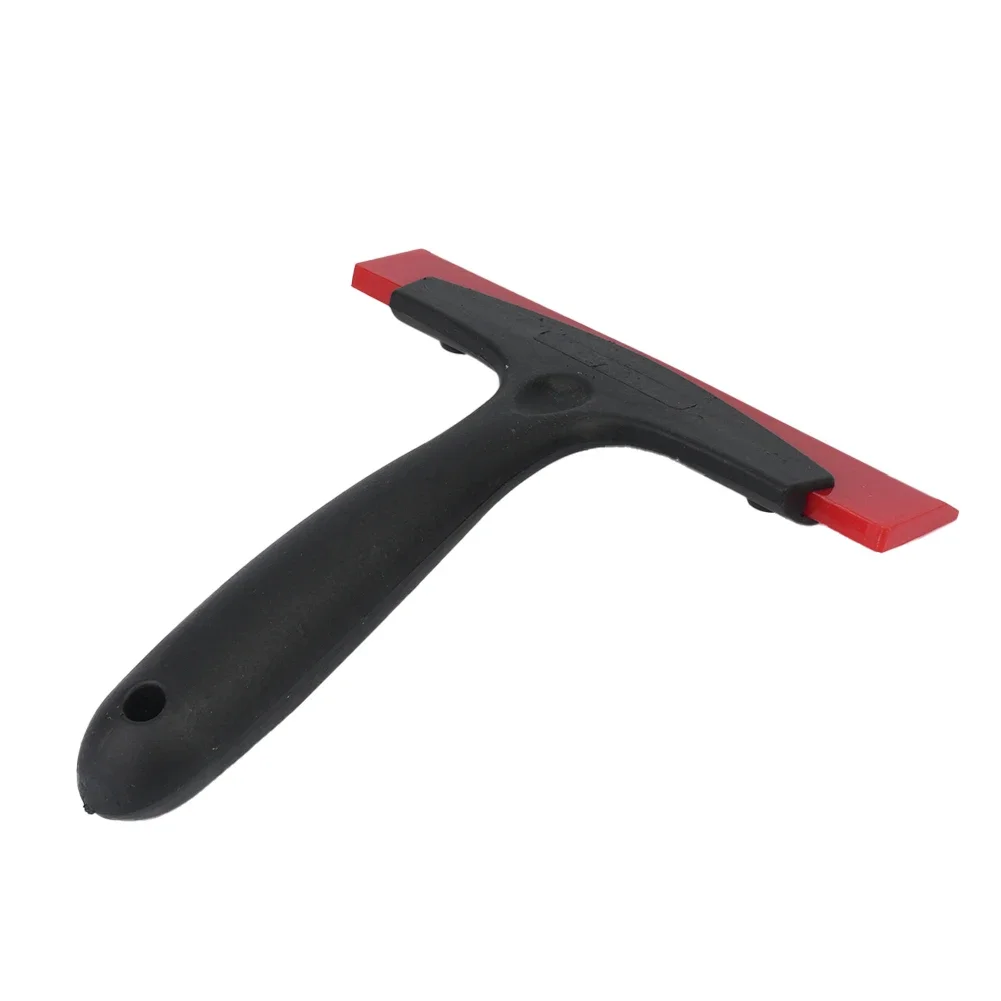 Scraper Cleaning Scraper Bathroom Kitchen Car Cleaning Shovels Silicone Tile Tool Black+Red Scrapers 180x140mm
