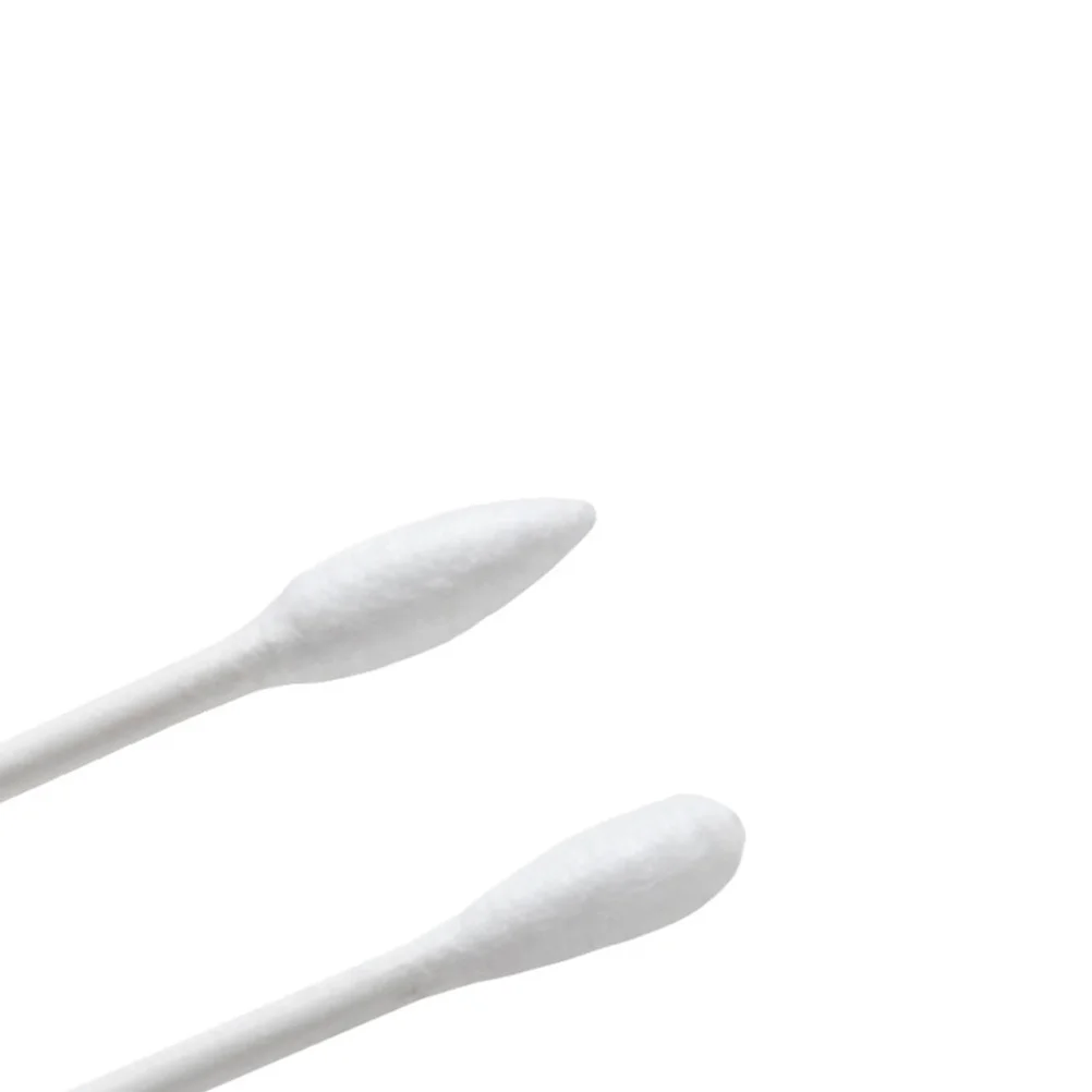 300 Uds hisopos de algodón de doble cabeza tallo de papel para aplicación de maquillaje limpieza de polvo de oreja suministros de belleza hisopos de algodón