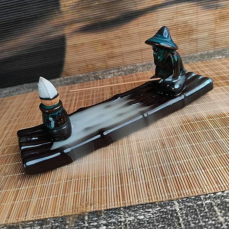 

Antique Mosquito Coil Holder Ceramic Aroma Diffuser Air Freshen Decoration Ramadan 2023 Quemador Incienso Decor For Home