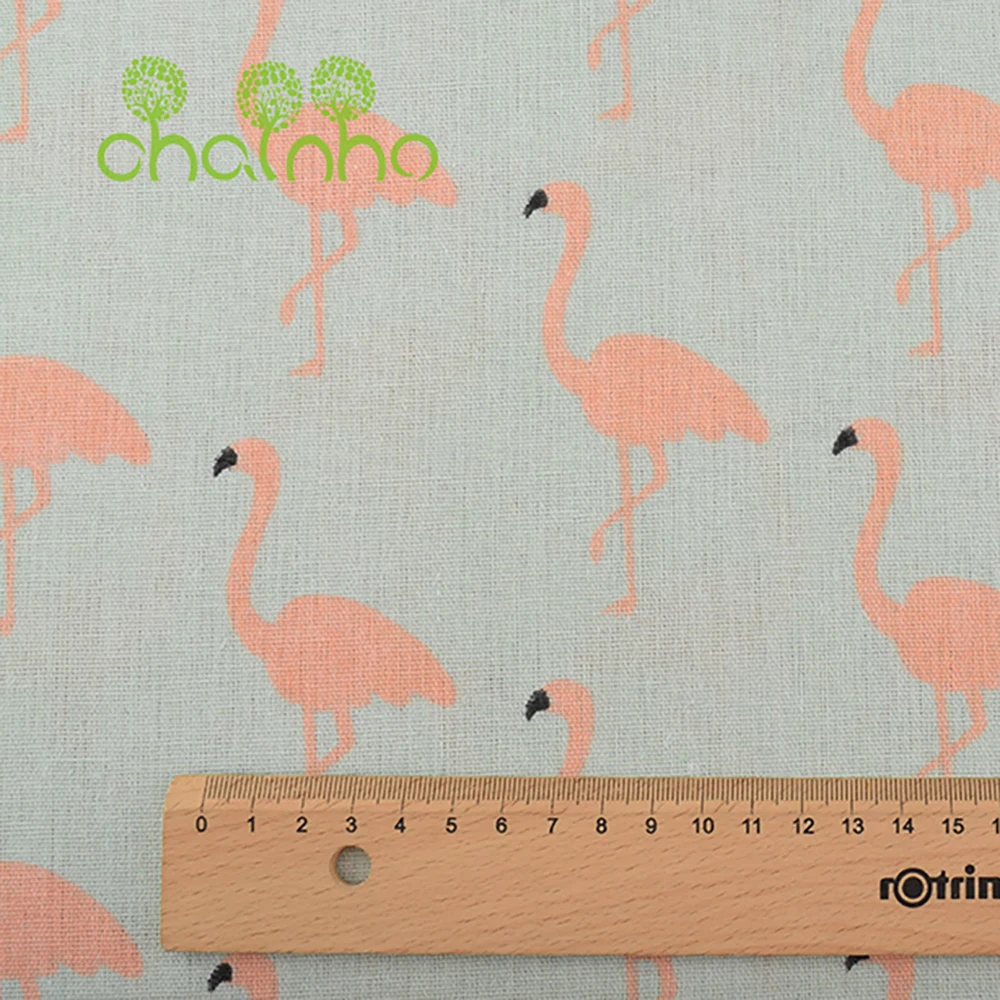 Chainho,Printed Cotton Linen F - Sewing Geotextile Fabric recension och pris