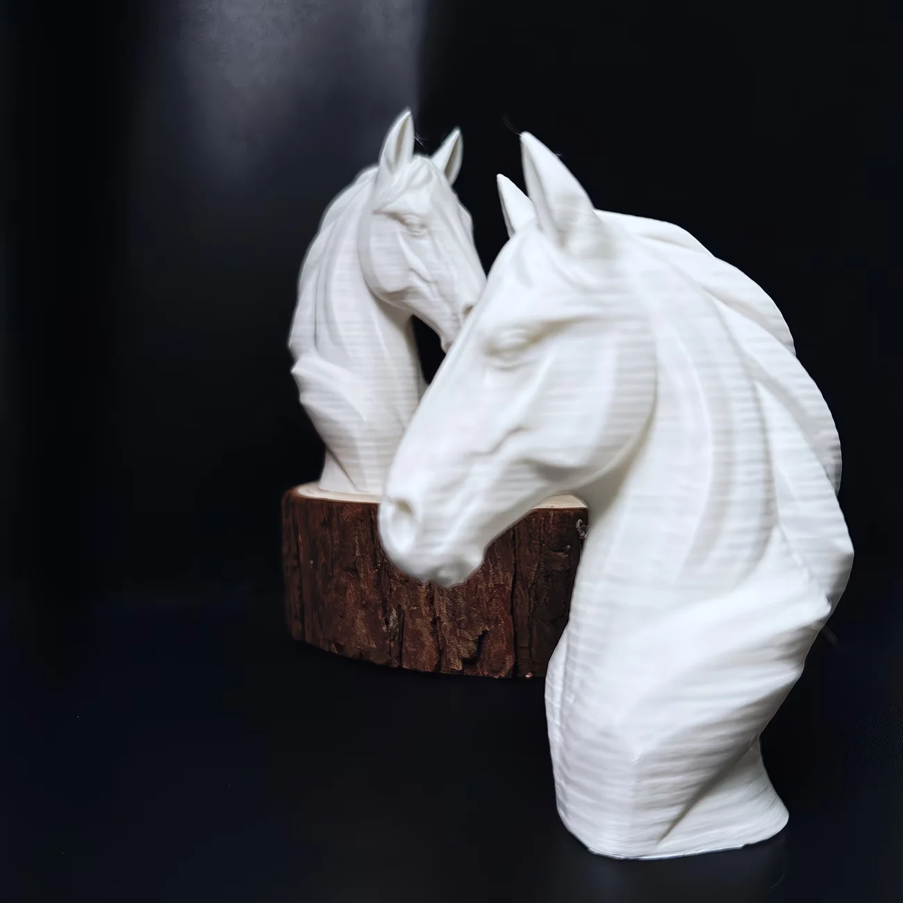 Rustic Stylized Horse Head Decoration For Thanksgiving Halloween Christmas Home Decor Living Room Study Holiday Accent Piece