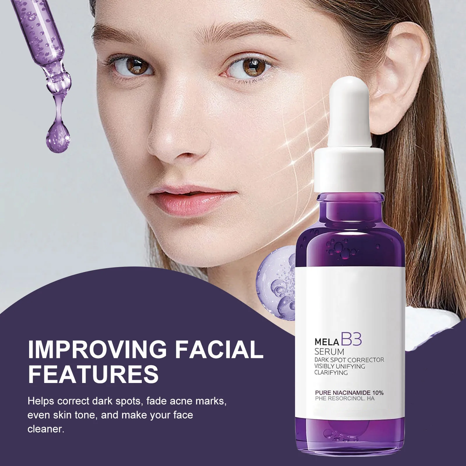 Skincare La Roche Posay - เซรั่มบำรุงผิวหน้า 5in1 ไนอะซินาไมด์ วิตามินซี ลดเลือนริ้วรอย ปรับผิวกระจ่างใส