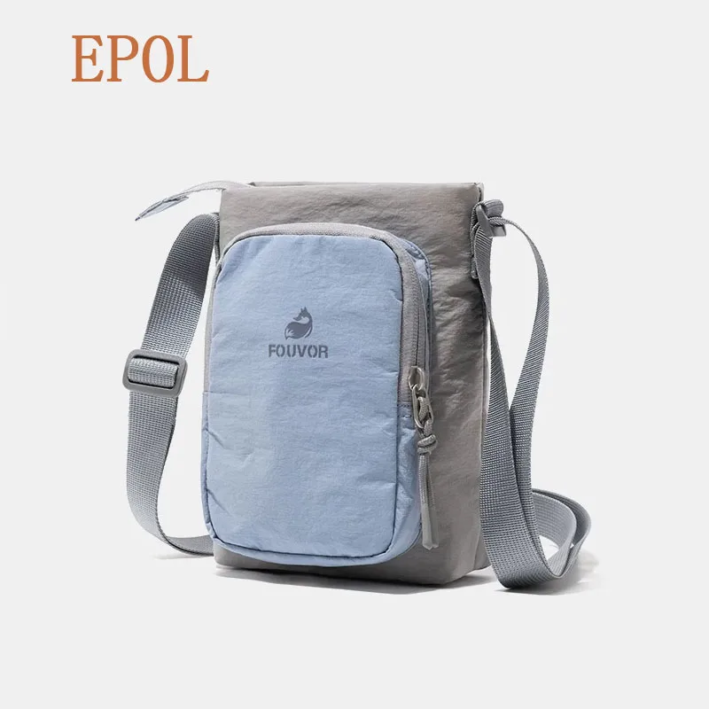 EPOL Women Nylon Canvas Phone Crossbody Bag Lightweight Waterproof Versatile 2026 Fashion Travel Small Shoulder Bags 3068-18