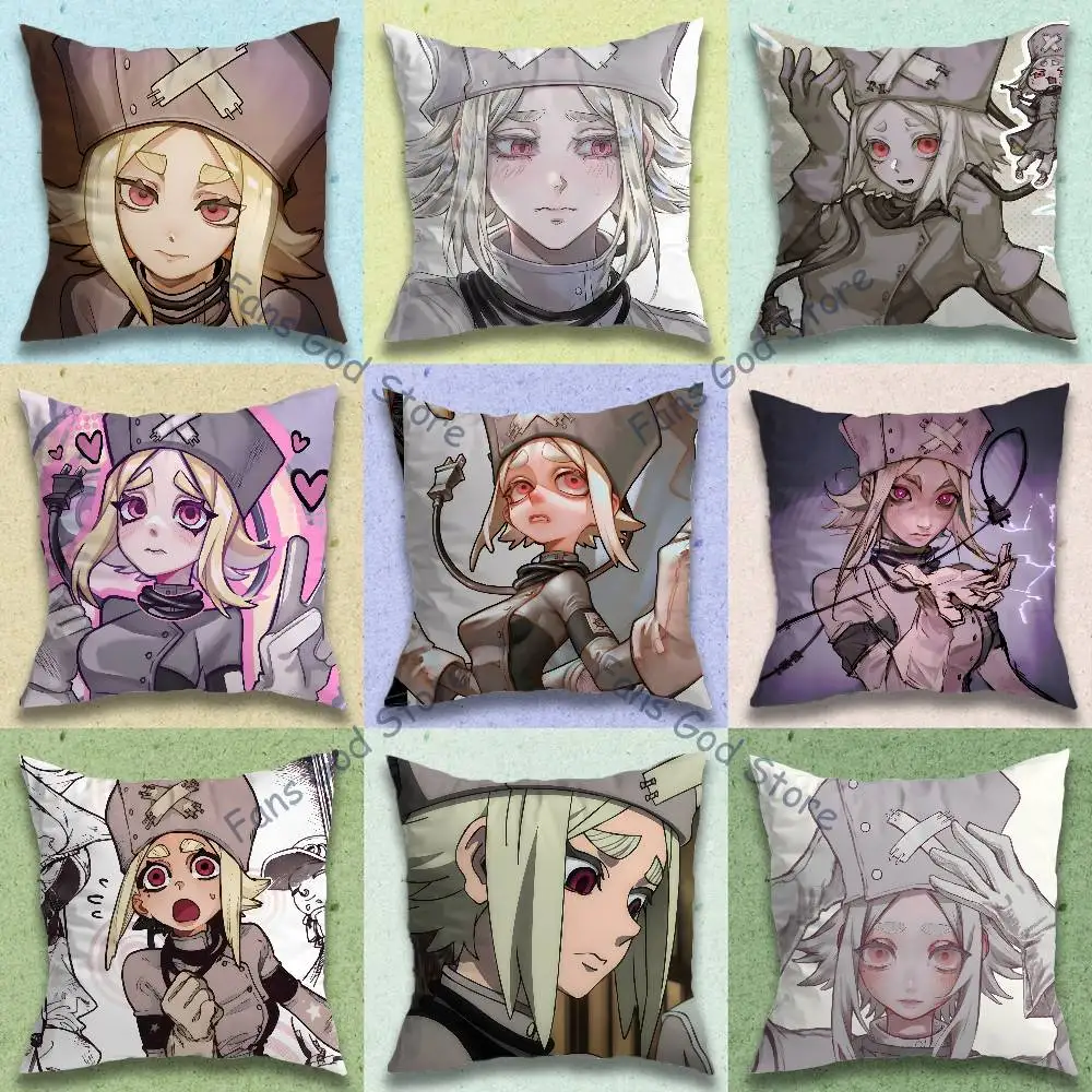 Anime E-Eishia Anime Celebrity Merchandise All-Match Printed Pillow Case Sofa Car Office Room Decoration Protector