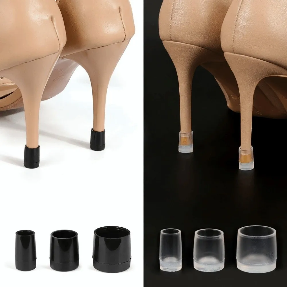 Shoe Care Anti-slip Heel Protector Covers Silent TPU Heel Repair Caps Soft Heel Stoppers Shoes Accessories