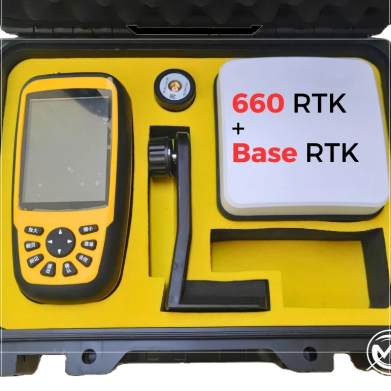 High Precision Portable Receiver for Rover Surveying and cube base