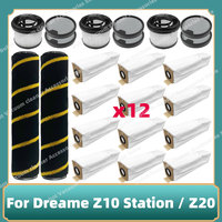 Compatible For Dreame Z10 Station / Z20 Parts Main Roller Brush Filter Dust Bag Replacement Accessories