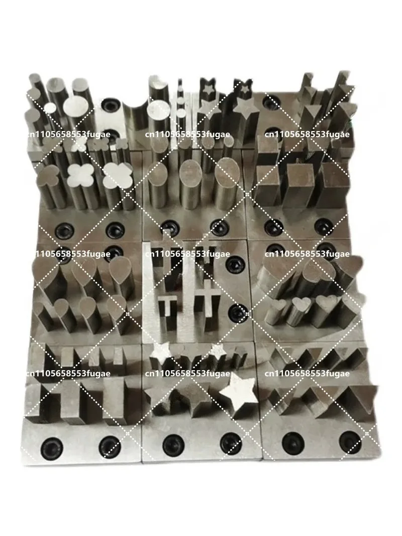 Jewelry Sheet Disc Cutter Set Metal Mold Cutting Punching Cross/Water Drop/Star/Oval/Triangle/Rectangle/Heart Shape