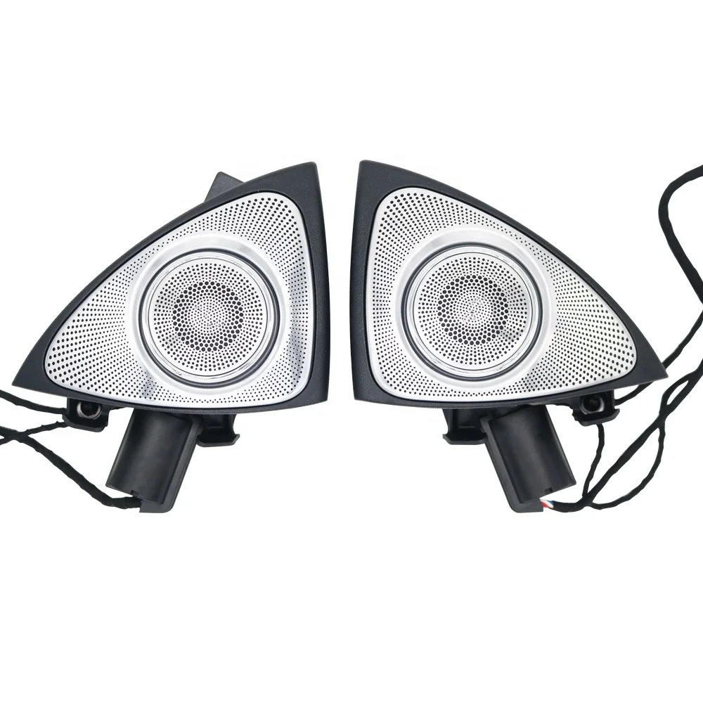 3D Tweeter Rotating Tweeter Speaker 7/ 64 Colors Ambient Light Tweeter for Mercedes S-class W222