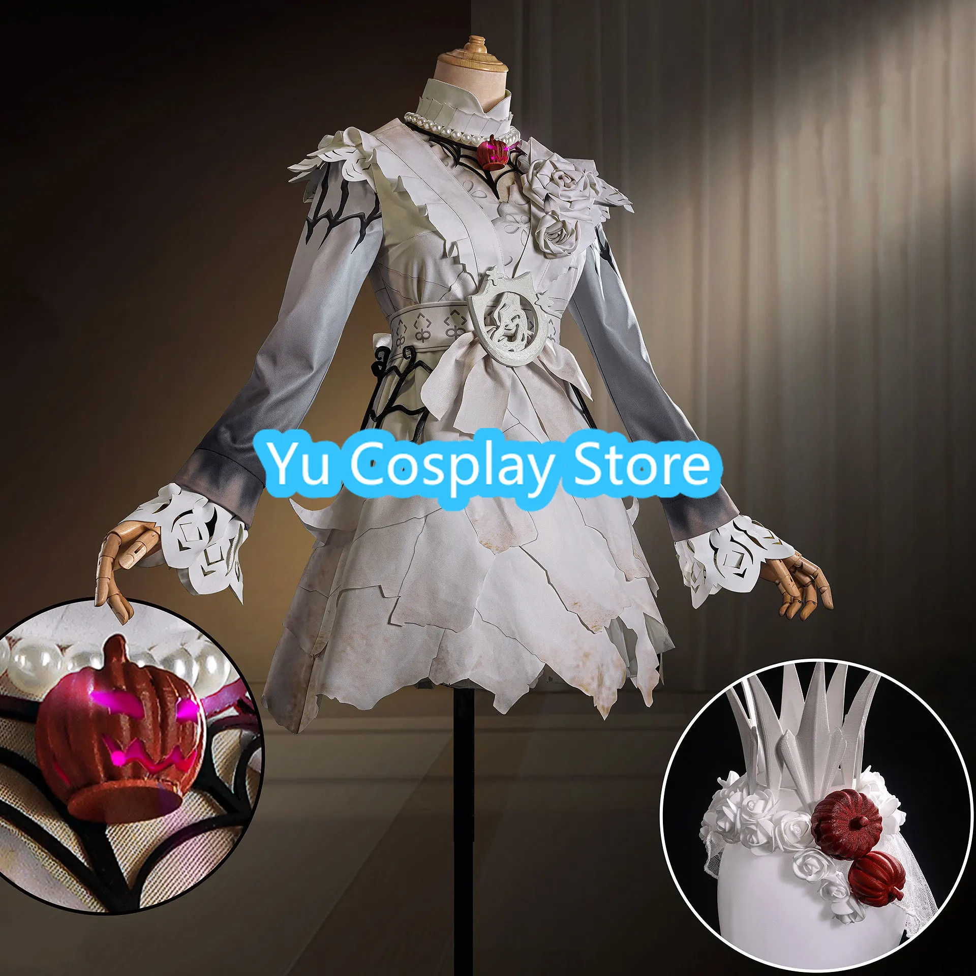 Tracy Reznik Cosplay Costume Game Identity V Mechanic Paper Heart Cosplay Suit Party Dress Halloween Uniforms Custom Made