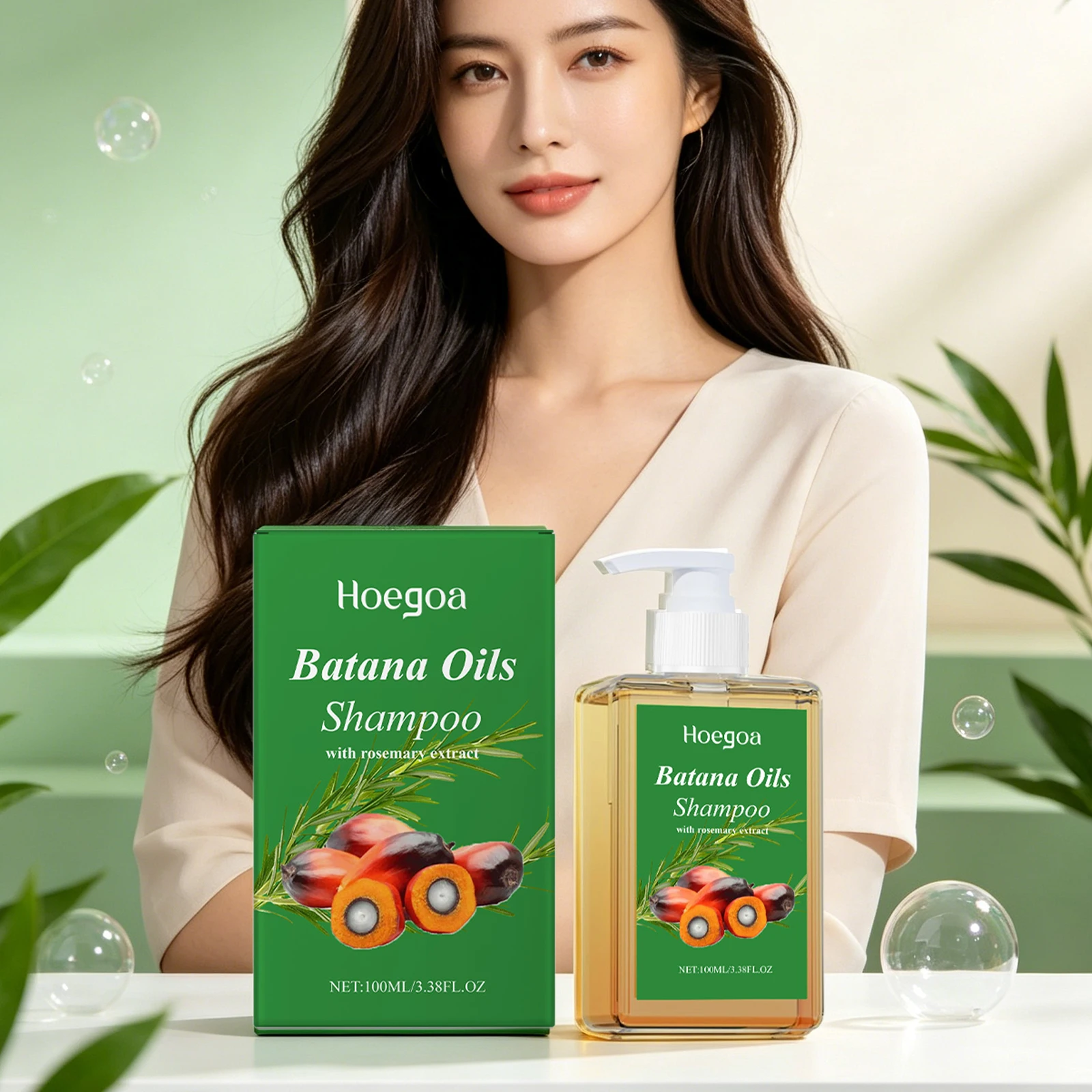 Organic Batana Oil Shampoo Oil Control Restore Damaged Split Soothing Scalp Anti Hair Loss Remove Dandruff Nourishing Hair Care
