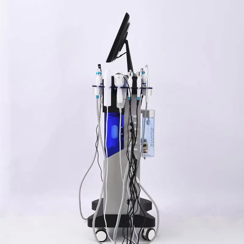 2026 14 in 1 Water Oxygen Hydro Machine Face Lifting Deep Cleaning Dermabrasion Aqua Peeling Epilator Skin beautiful equipment