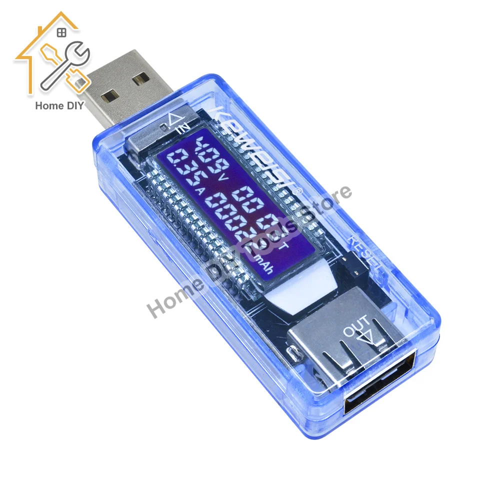 USB Current Voltage Capacity Tester 0-3A 3.5 - 7V Volt Current Voltage Doctor Charger Capacity Tester Meter Power Bank