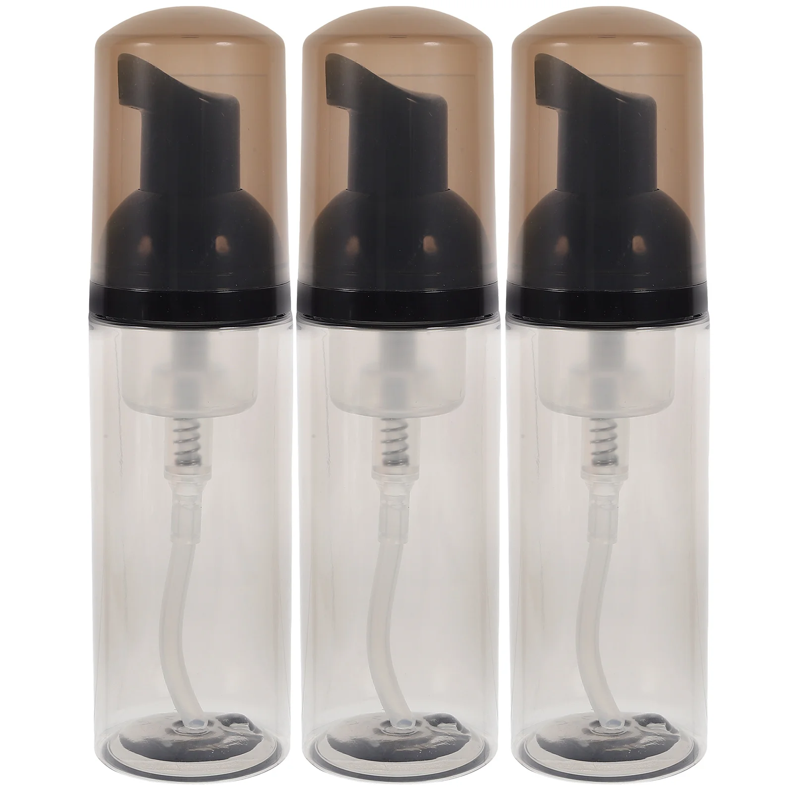 

3 Pcs Foam Hand Bottle Portable Soap Dispenser Pump for Travel The Pet Empty Squeeze Bottles