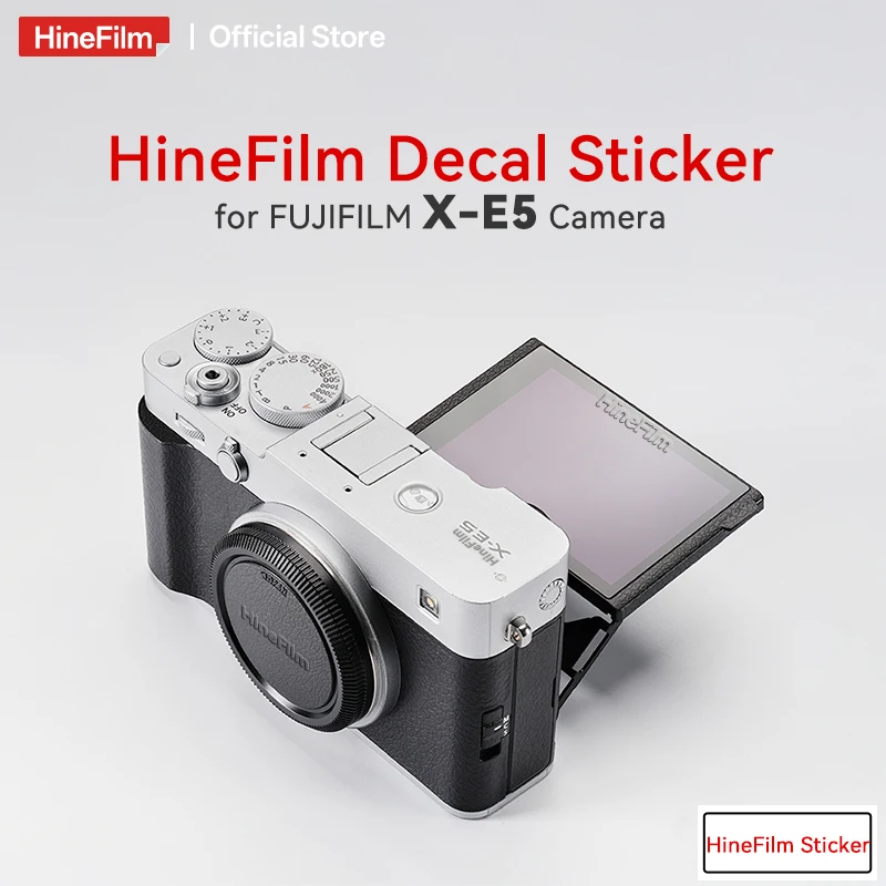 

Hinefilm Skin for Fuji XE5 Transparent Camera Sticker XE 5 Clear Camera Skin For Fujifilm X-E5 Wrap Cover Sticker